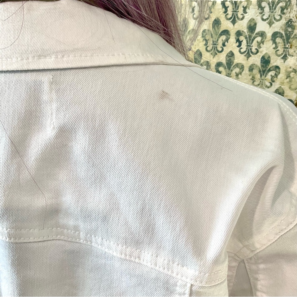 Angels White Denim Jacket - Picture 7 of 10